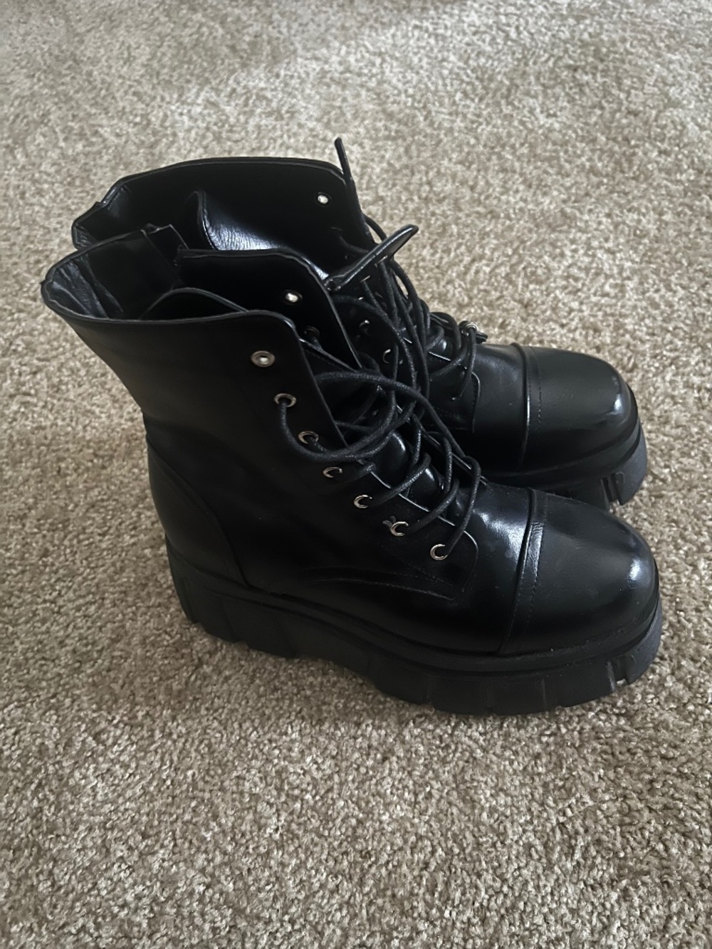 Black boots